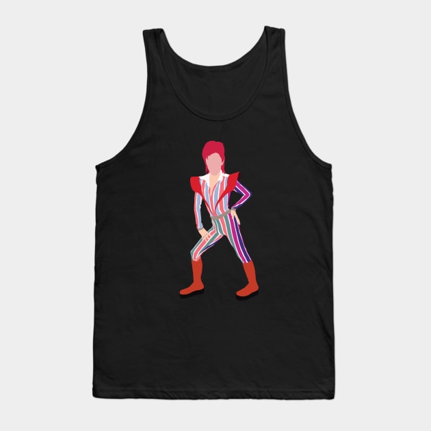 Ziggy Stardust Tank Top by difrats